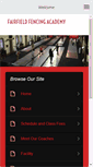 Mobile Screenshot of fairfieldfencingacademy.com